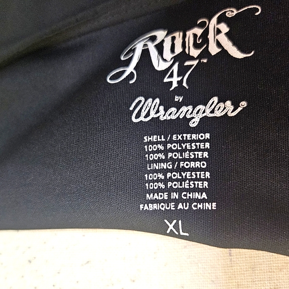 Rock 47 by Wrangler Black Multi-Color Print Sleeveless High Low Dress, X-Large - Picture 14 of 14